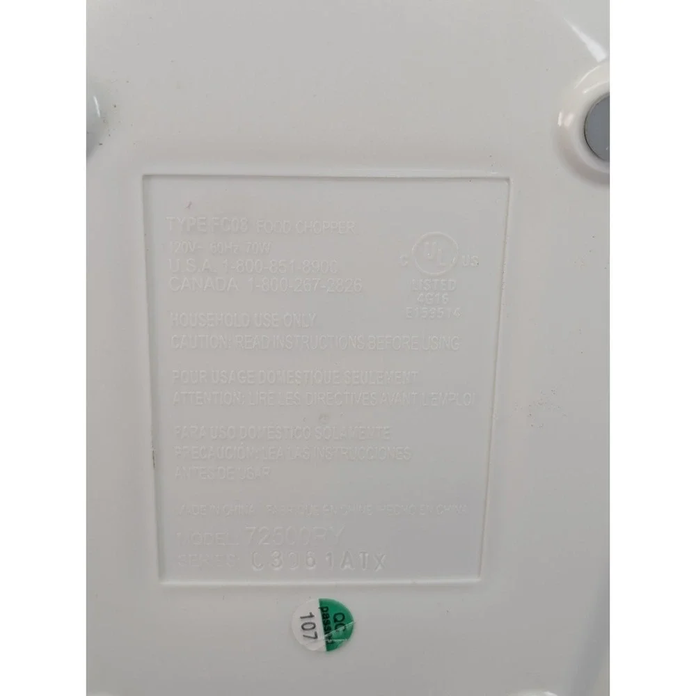 Proctor‎ Silex FC08 Food Motor Base Only Tested Working